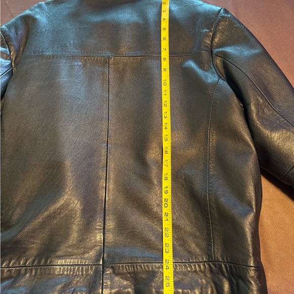 IZOD Soft Black Leather Men’s Jacket - Picture 6 of 10
